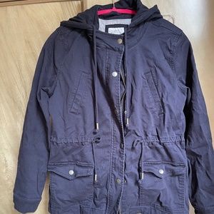 Jacket with detachable Hood